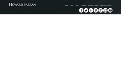 Desktop Screenshot of howardfarran.com