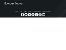 Tablet Screenshot of howardfarran.com